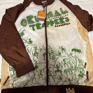 Akademiks Green Zip Up Track Sweater